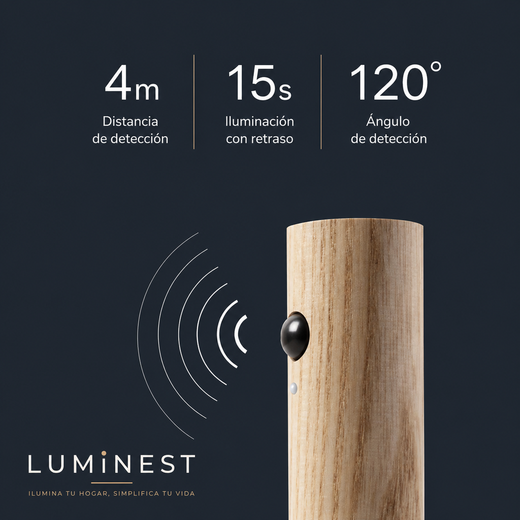 Lampara Nocturna Inteligente Con Sensor De Movimiento