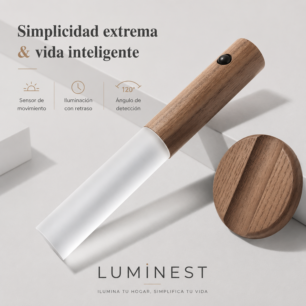 Lampara Nocturna Inteligente Con Sensor De Movimiento